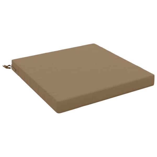 ARDEBO.de - 1-teiliges Sitzkissen SOEST 100 % Polyester Taupe