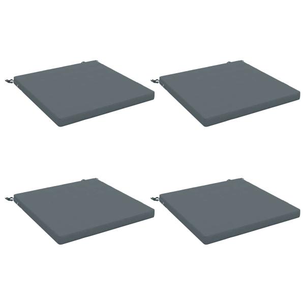 4-teilige Sitzkissen SOEST 4 stk. 100 % Polyester Blau