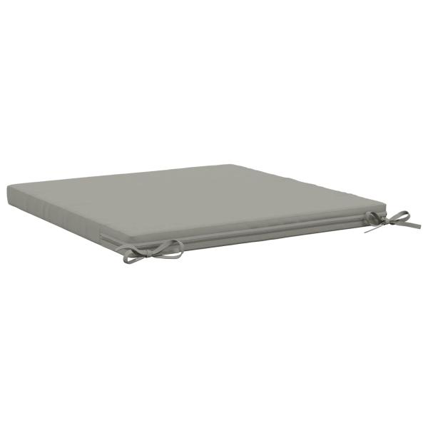 4-teilige Sitzkissen SOEST 4 stk. 100 % Polyester Grau