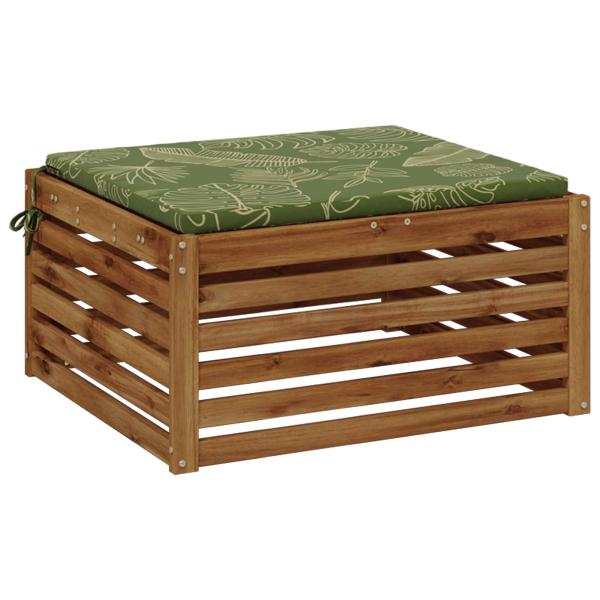 1-teiliges Sitzkissen SOEST 100 % Polyester Blattdesign