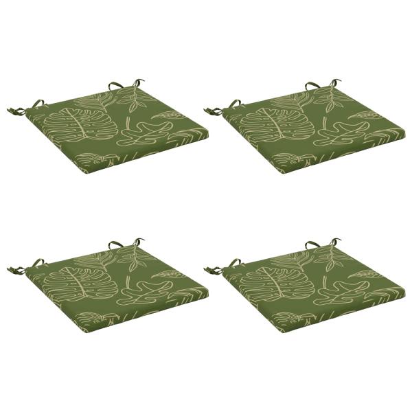 Sitzkissen SOEST 4 stk. 100 % Polyester Blattdesign
