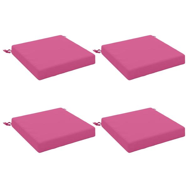 Sitzkissen SOEST 4 stk. 100 % Polyester Rosa 50 x 50 x 7 cm