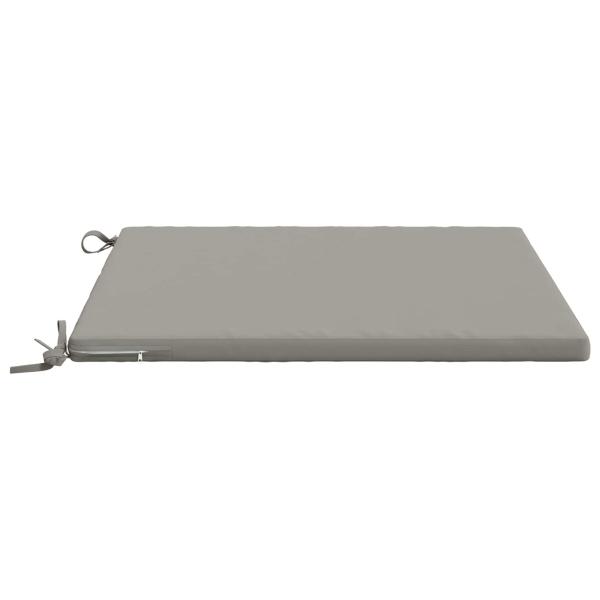 1-teiliges Sitzkissen SOEST 100 % Polyester Grau 80 x 80 x 3 cm
