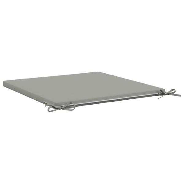 1-teiliges Sitzkissen SOEST 100 % Polyester Grau 80 x 80 x 3 cm