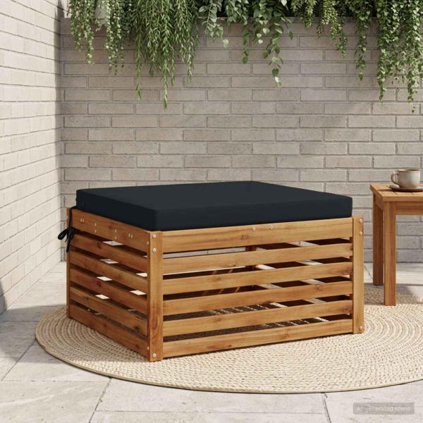 ARDEBO.de - 1-teiliges Sitzkissen SOEST 100 % Polyester Dunkelblau
