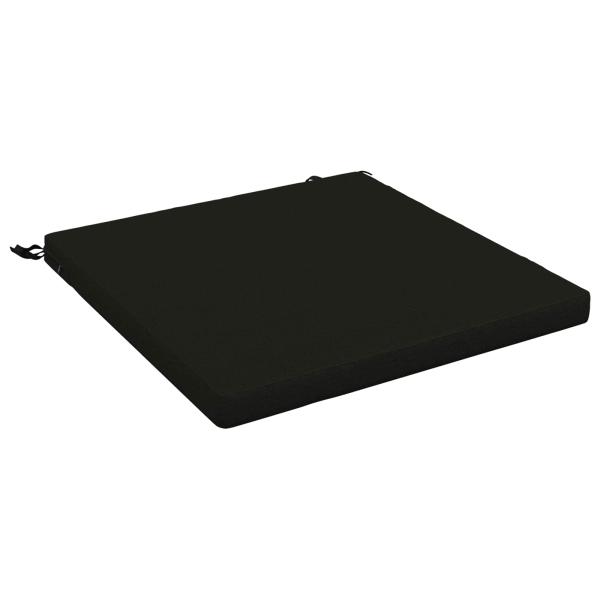 ARDEBO.de - 1-teiliges Sitzkissen SOEST 100 % Polyester Schwarz