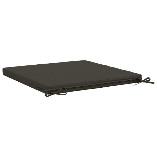 4-teilige Sitzkissen SOEST 4 stk. 100 % Polyester Anthrazit