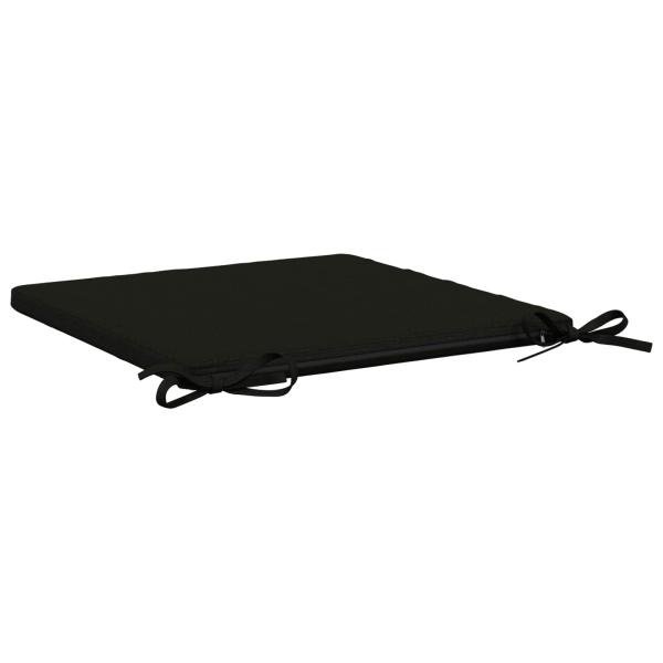 Sitzkissen SOEST 4 stk. 100 % Polyester Schwarz 50 x 50 x 3 cm