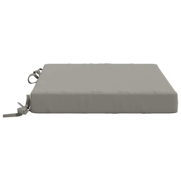 4-teilige Sitzkissen SOEST 4 stk. 100 % Polyester Grau