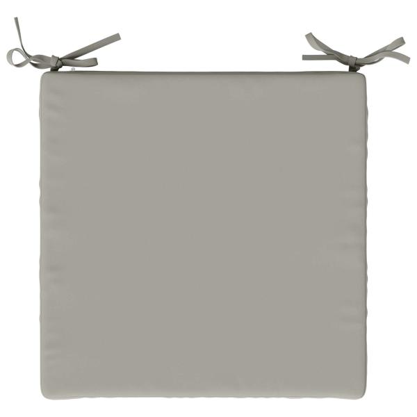 4-teilige Sitzkissen SOEST 4 stk. 100 % Polyester Grau