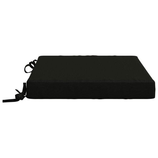 Sitzkissen SOEST 4 stk. 100 % Polyester Schwarz 45 x 45 x 7 cm