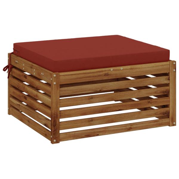 Sitzkissen SOEST 100 % Polyester Rot 70 x 70 x 7 cm