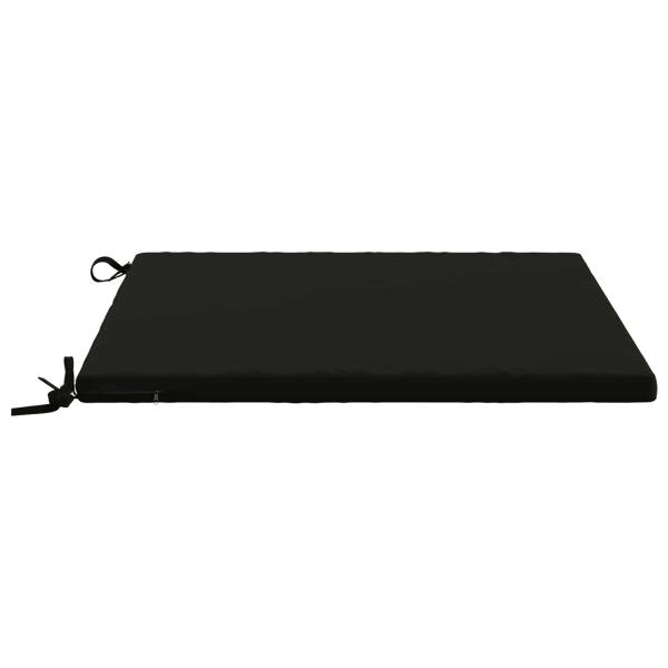 4-teilige Sitzkissen SOEST 4 stk. 100 % Polyester Schwarz
