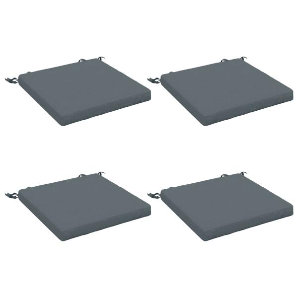 4-teilige Sitzkissen SOEST 4 stk. 100 % Polyester Blau