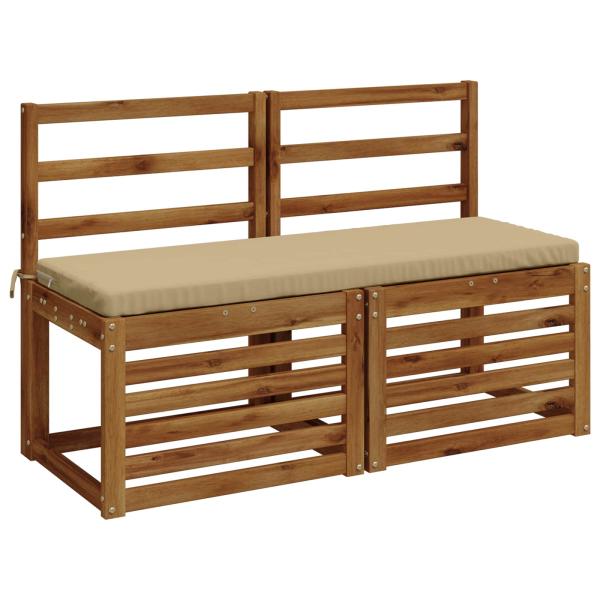 Bankkissen SOEST 100 % Polyester Beige 120 x 40 x 5 cm