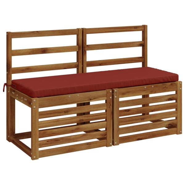 Bankkissen SOEST 100 % Polyester Rot 110 x 40 x 5 cm