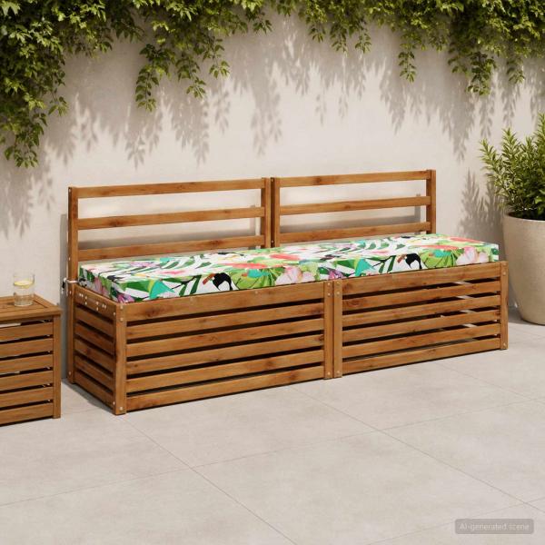 ARDEBO.de - Bankkissen SOEST 100 % Polyester Mehrfarbig 170 x 40 x 8 cm