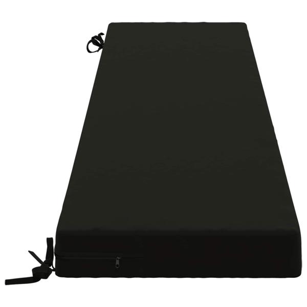 Bankkissen SOEST 100 % Polyester Schwarz 180 x 40 x 8 cm