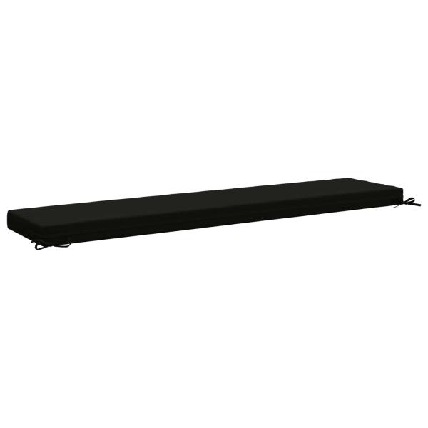 Bankkissen SOEST 100 % Polyester Schwarz 180 x 40 x 8 cm