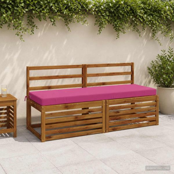 ARDEBO.de - Bankkissen SOEST 100 % Polyester Rosa 150 x 50 x 8 cm