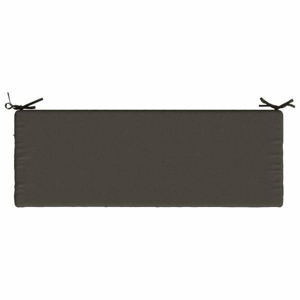 Bankkissen SOEST 100 % Polyester Anthrazit 110 x 40 x 8 cm