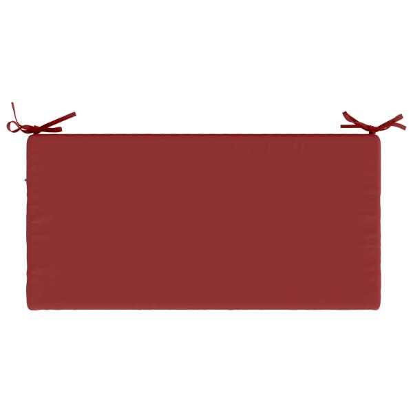 Bankkissen SOEST 100 % Polyester Weinrot 60 x 40 x 8 cm