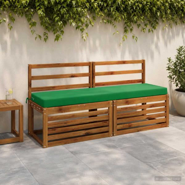 ARDEBO.de - Bankkissen SOEST 100 % Polyester Grün 140 x 40 x 8 cm