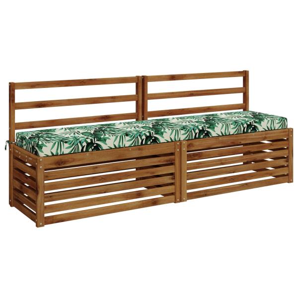 Bankkissen SOEST 100 % Polyester Blattmuster 170 x 40 x 8 cm
