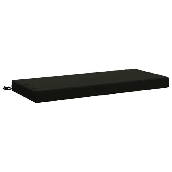 Bankkissen SOEST 100 % Polyester Schwarz 110 x 50 x 8 cm