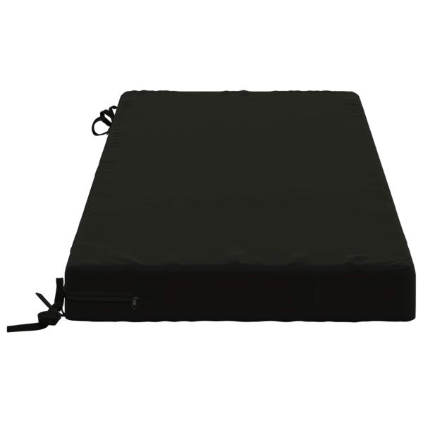 Bankkissen SOEST 100 % Polyester Schwarz 110 x 50 x 8 cm