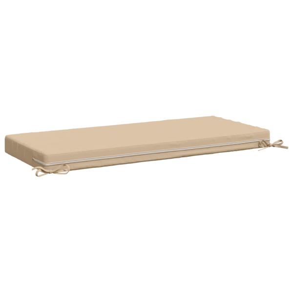 Bankkissen SOEST 100 % Polyester Creme 120 x 50 x 8 cm