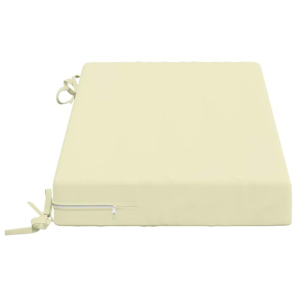 Bankkissen SOEST 100 % Polyester Creme 60 x 40 x 8 cm
