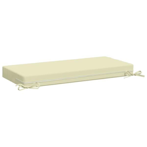 Bankkissen SOEST 100 % Polyester Creme 60 x 40 x 8 cm