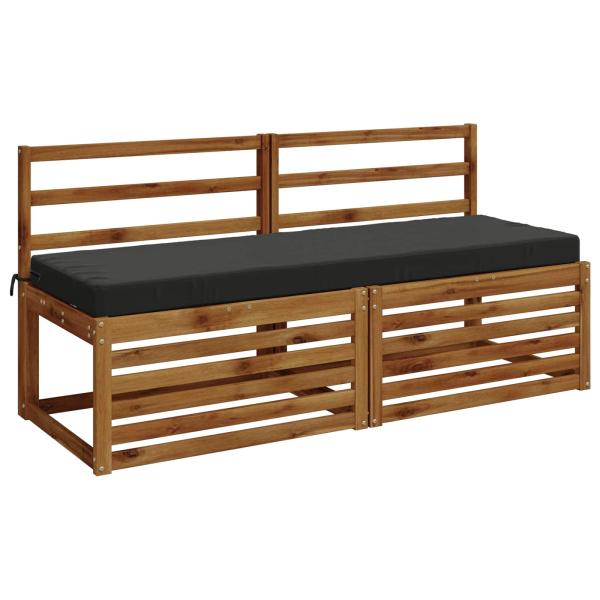 Bankkissen SOEST 100 % Polyester Anthrazit 150 x 50 x 8 cm