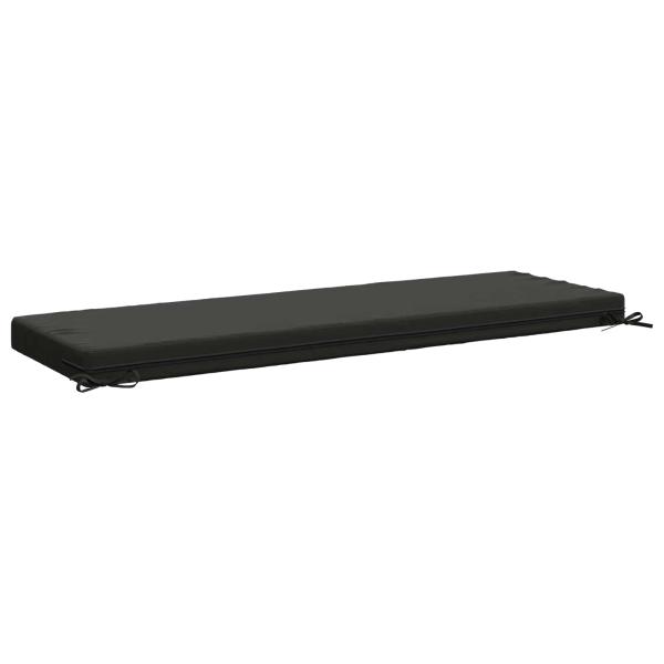 Bankkissen SOEST 100 % Polyester Anthrazit 150 x 50 x 8 cm