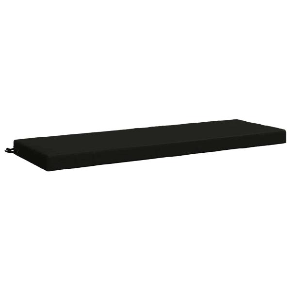 Bankkissen SOEST 100 % Polyester Schwarz 150 x 50 x 8 cm