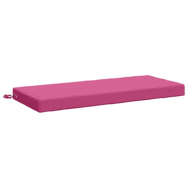 ARDEBO.de - Bankkissen SOEST 100 % Polyester Rosa 120 x 50 x 8 cm