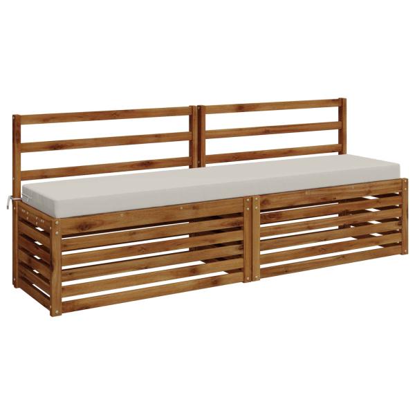 Bankkissen SOEST 100 % Polyester Weiß 170 x 40 x 8 cm