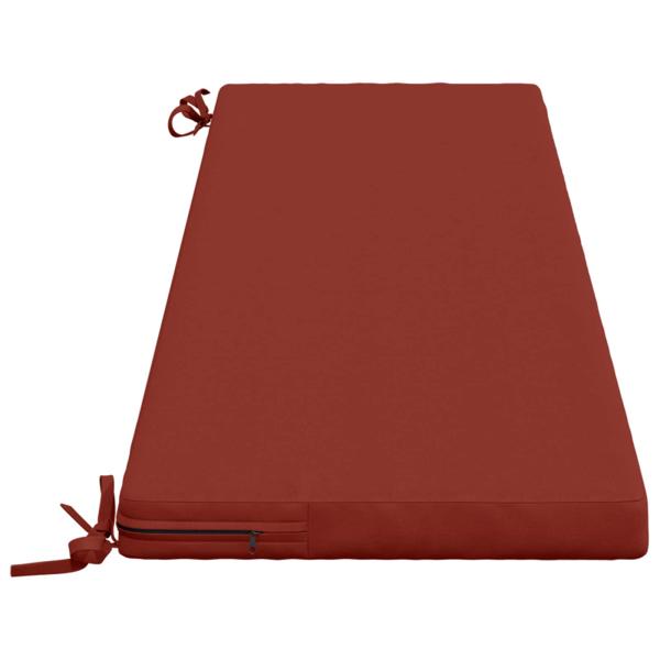 Bankkissen SOEST 100 % Polyester Rot 140 x 40 x 5 cm