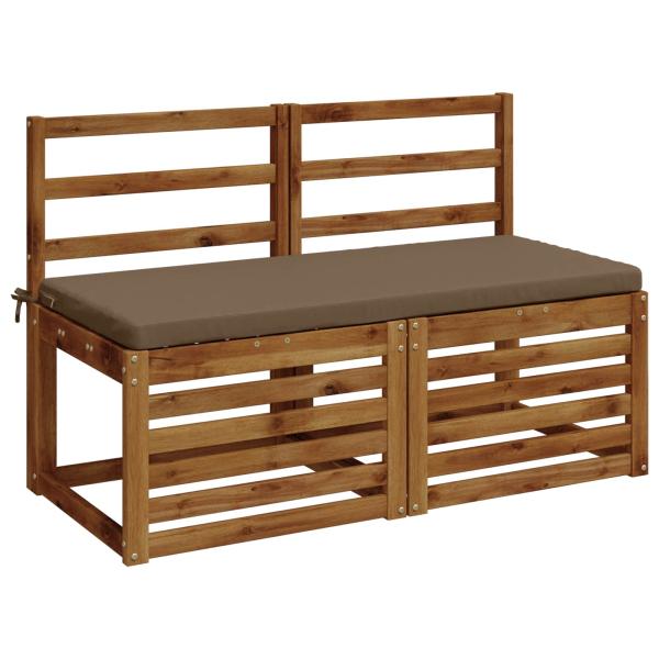 Bankkissen SOEST 100 % Polyester Taupe 110 x 50 x 5 cm
