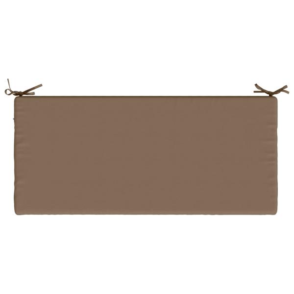 Bankkissen SOEST 100 % Polyester Taupe 110 x 50 x 5 cm