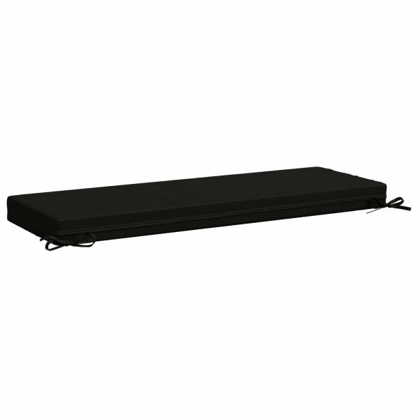 Bankkissen SOEST 100 % Polyester Schwarz 110 x 40 x 8 cm