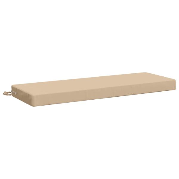 Bankkissen SOEST 100 % Polyester Creme 120 x 40 x 8 cm