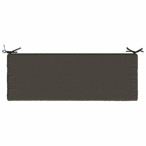 Bankkissen SOEST 100 % Polyester Anthrazit 110 x 40 x 5 cm