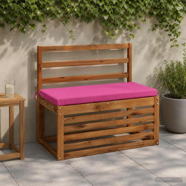 ARDEBO.de - Bankkissen SOEST 100 % Polyester Rosa 80 x 40 x 5 cm