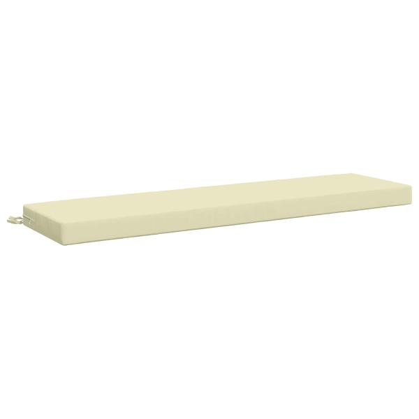 ARDEBO.de - Bankkissen SOEST 100 % Polyester Creme 160 x 40 x 8 cm