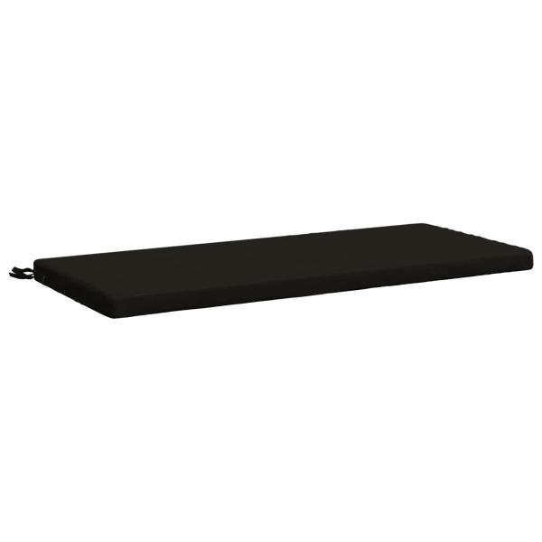 Bankkissen SOEST 100 % Polyester Schwarz 120 x 50 x 5 cm