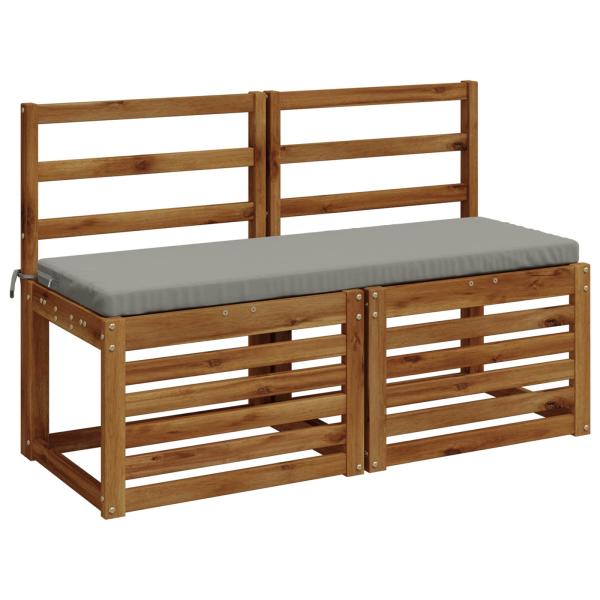 Bankkissen SOEST 100 % Polyester Grau 120 x 40 x 5 cm