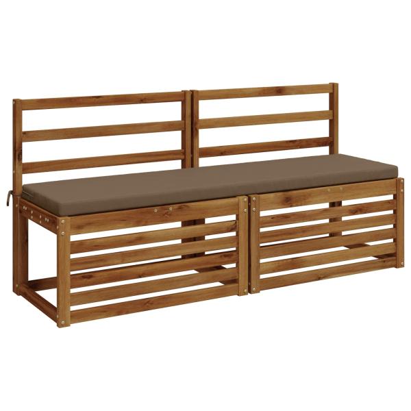 Bankkissen SOEST 100 % Polyester Taupe 140 x 40 x 5 cm