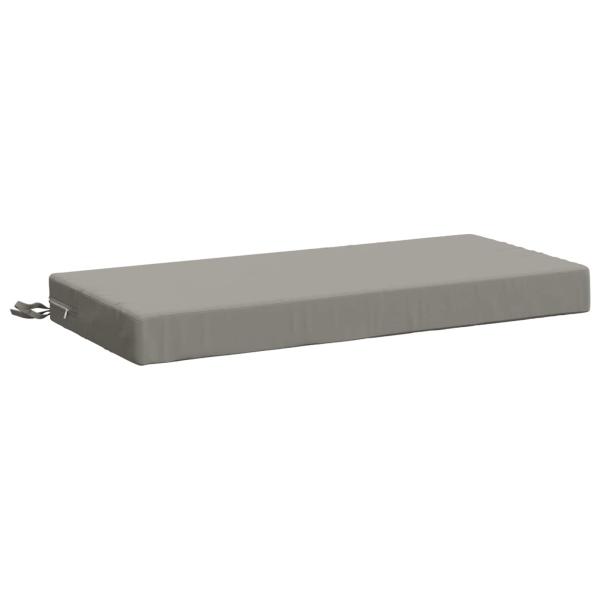 Bankkissen SOEST 100 % Polyester Grau 60 x 40 x 8 cm